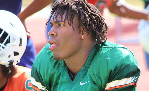 Fred Ards of Jones High has developed into the best defensive lineman in the Orlando area. (Chris Hays/Orlando Sentinel)