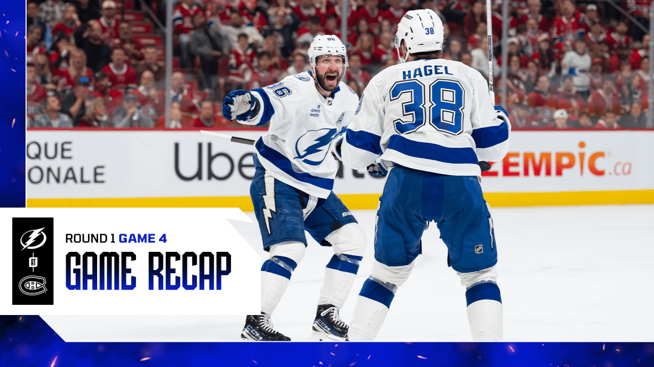 Game 4 Recap: Lightning 3, Canadiens 2