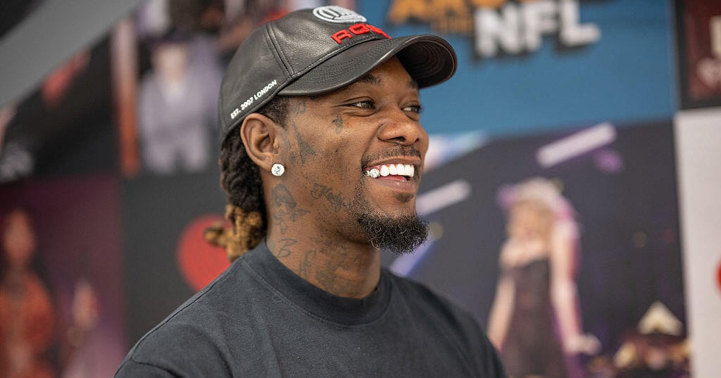Offset Visits The Ferrari And BT Show On 96.1 The Beat