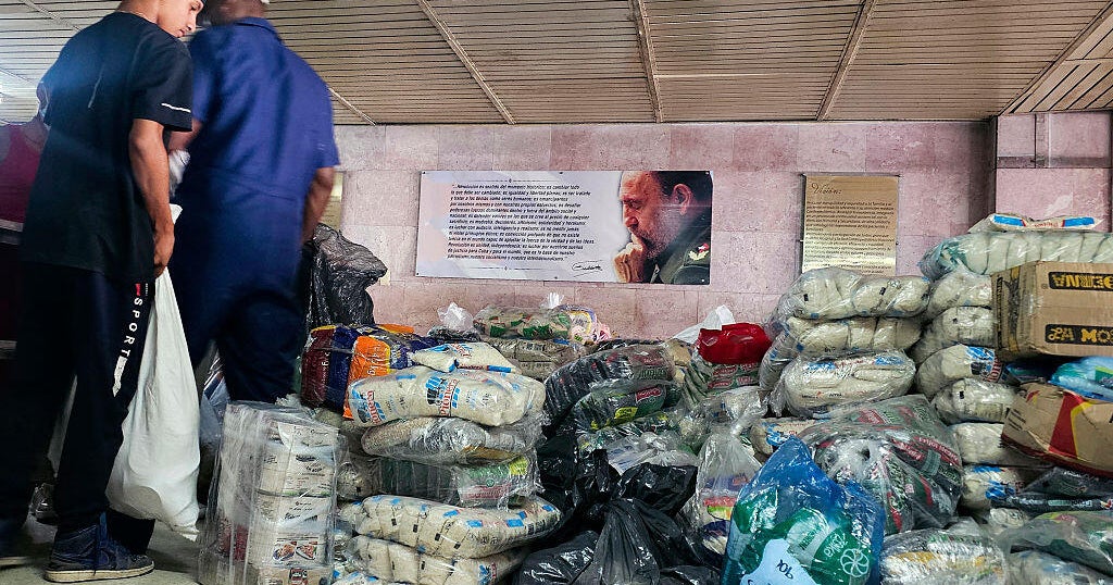 South Florida residents are urgently lining up outside Cubamax to send essential aid to the island