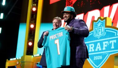 2026 NFL Draft grades: Fan reactions to Miami Dolphins first round picks