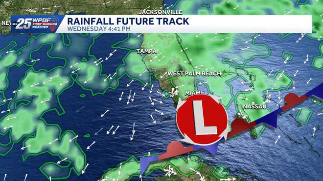 Impact weather rainfall, Wednesday, 04-06-2026