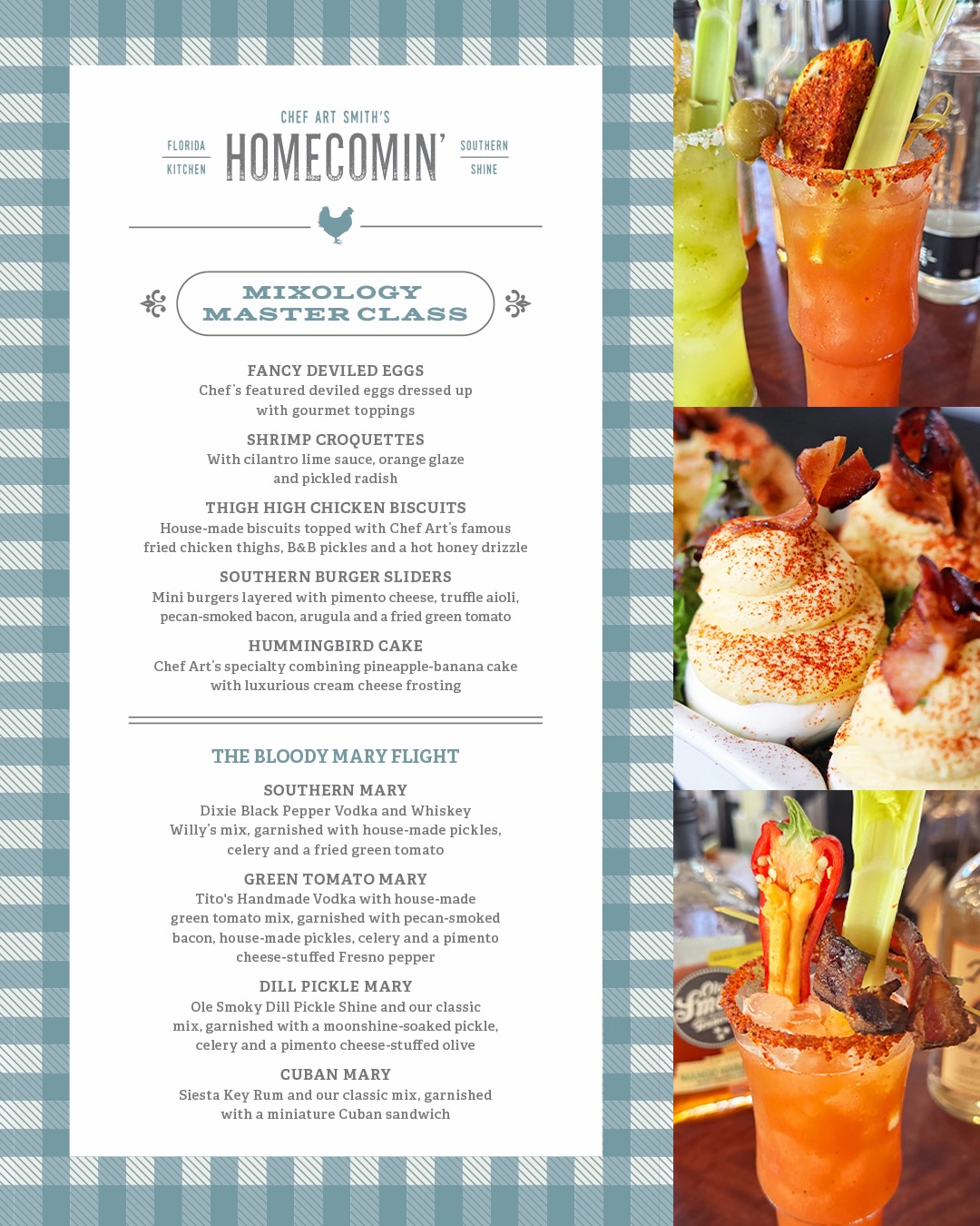 Bloody Mary Mixology Class Returns to Homecomin' at Disney Springs Next Month