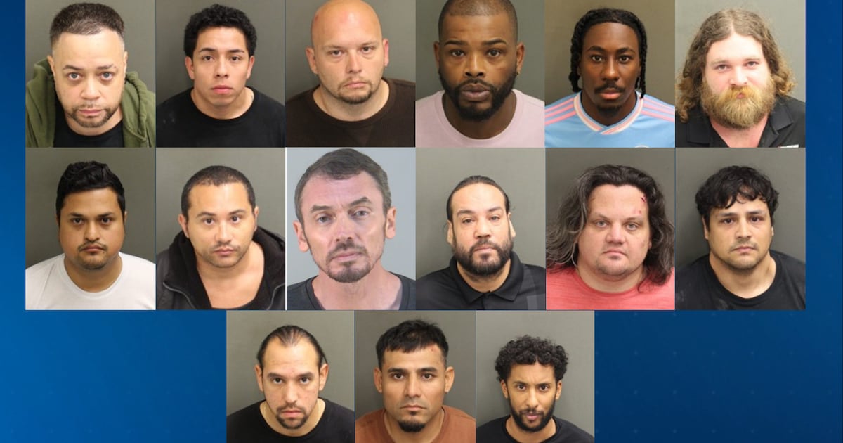15 Arrested in Orlando Child Predator Sting Operation