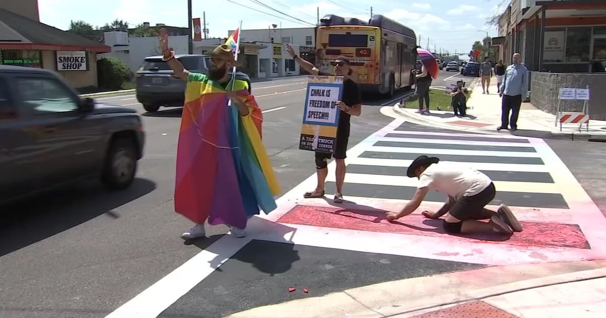 Monique Worrell to update on Pulse rainbow crosswalk protest cases in Orlando