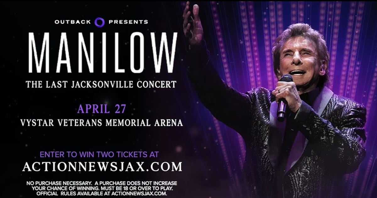 Win 2 tickets to Barry Manilow’s last Jacksonville concert! – Action News Jax