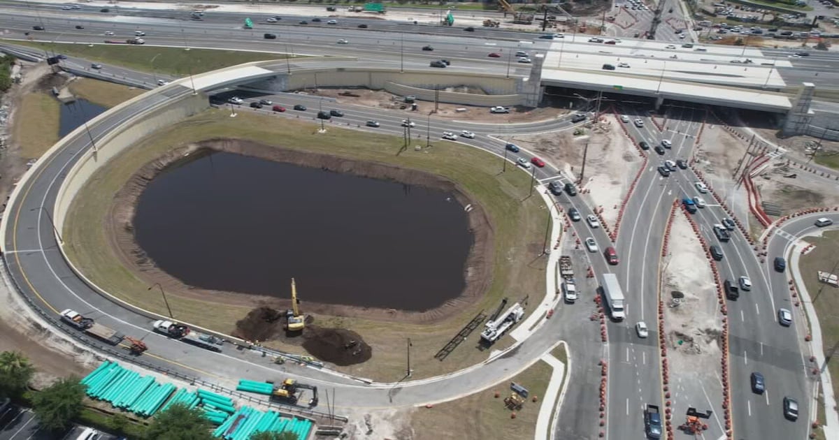 New I-4 Ramp at Sand Lake Road in Orlando