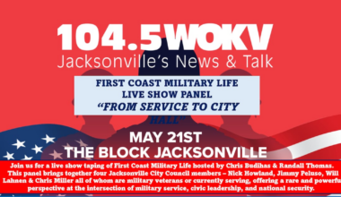 Come Watch “First Coast Military Life” LIVE At The Block JAX! – 104.5 WOKV