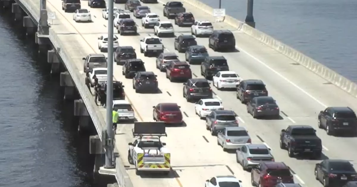 Crash on Buckman Bridge slowing traffic on I-295 West – Action News Jax