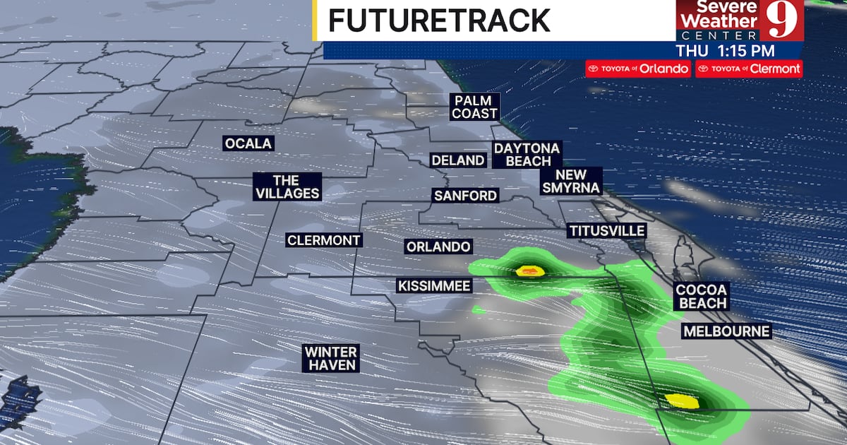 Central Florida Forecast: Warm and sunny Thursday with better rain chances ahead