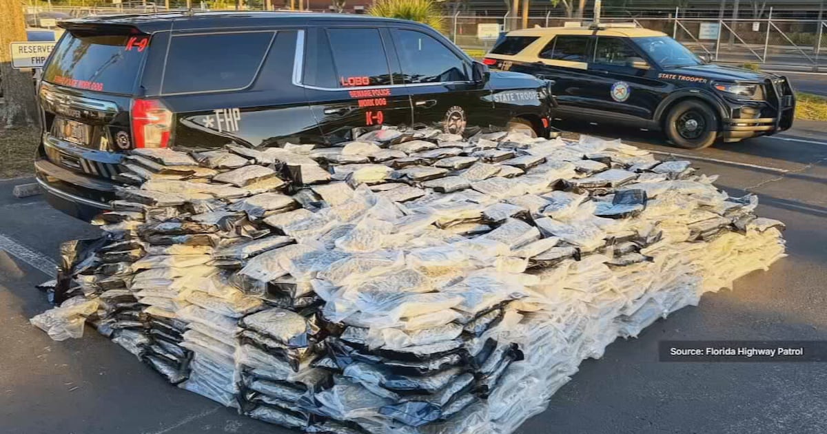Florida troopers seize over 2,025 pounds of marijuana in massive I-75 drug bust