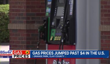 No end in sight as Northeast Florida gas prices top $4 – Action News Jax