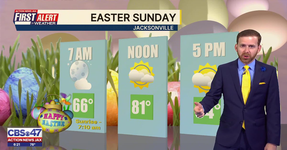 Unseasonably warm with Easter in view – Action News Jax