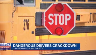 Run a school bus stop arm, pay $225; Duval rolls out bus cameras – Action News Jax