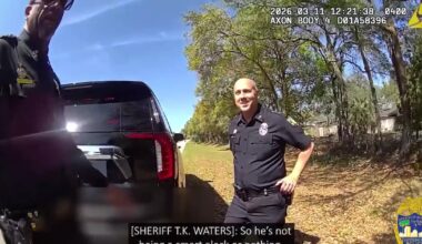 Watch: Jacksonville Sheriff T.K. Waters pulls over litterbug
