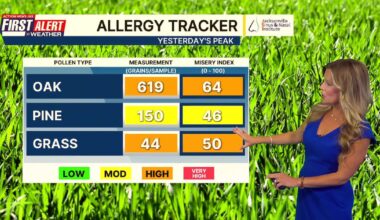 Warm Easter Sunday. Colder temperatures, breezy and some rain next week – Action News Jax