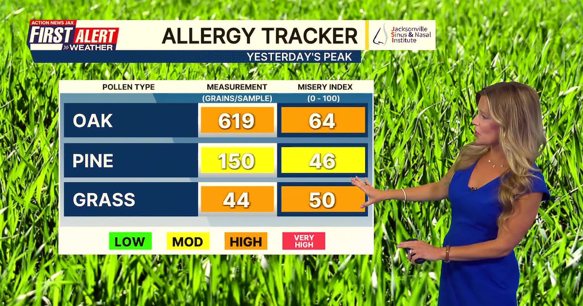 Warm Easter Sunday. Colder temperatures, breezy and some rain next week – Action News Jax