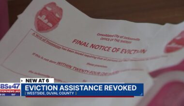 Young mother faces eviction after approval for assistance rescinded – Action News Jax
