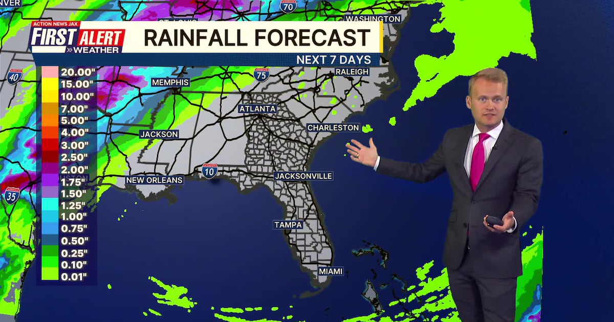 Warming trend with dry days – Action News Jax