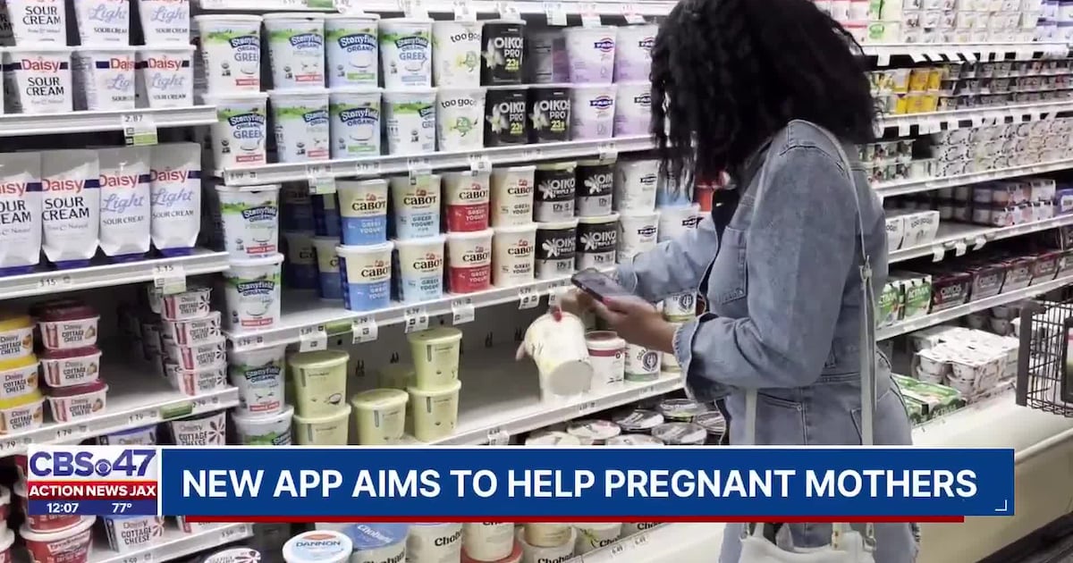 Jacksonville woman launches app for pregnancy nutrition