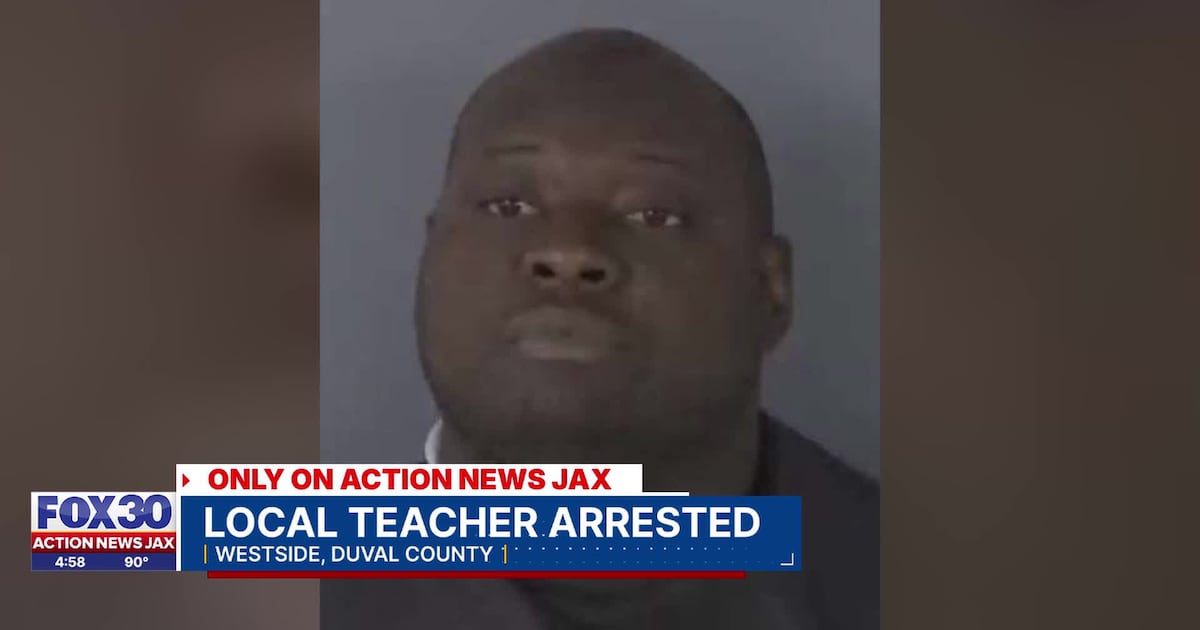 A second local teacher, Johny Robinson, has been charged with crimes against minors this week