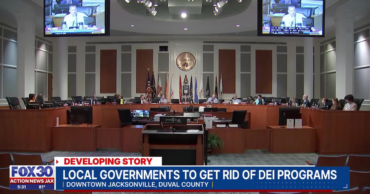 Several Jacksonville policies, positions and programs could be at risk under new anti-DEI law – Action News Jax