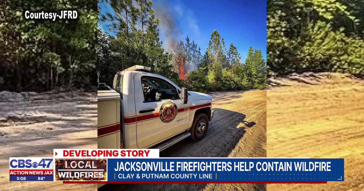 Jacksonville Fire and Rescue joins battle against massive Railroad Fire