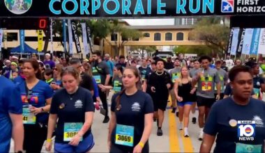 Thousands hit the pavement for Lexus Corporate Run in South Florida