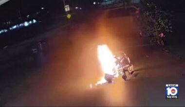 Hollywood woman’s quick thinking helped avert disaster caused by lithium battery fire