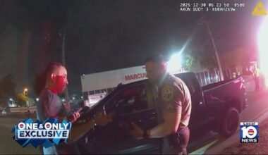 Video shows off-duty Hialeah cop’s DUI arrest after crash involving garbage truck near Doral