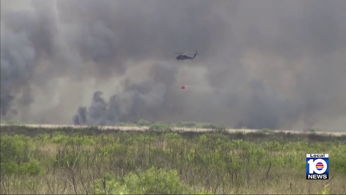 Massive fire burns 9,200 acres of wildland in western Broward