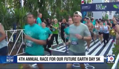 Race For Our Future 5K held in Brickell