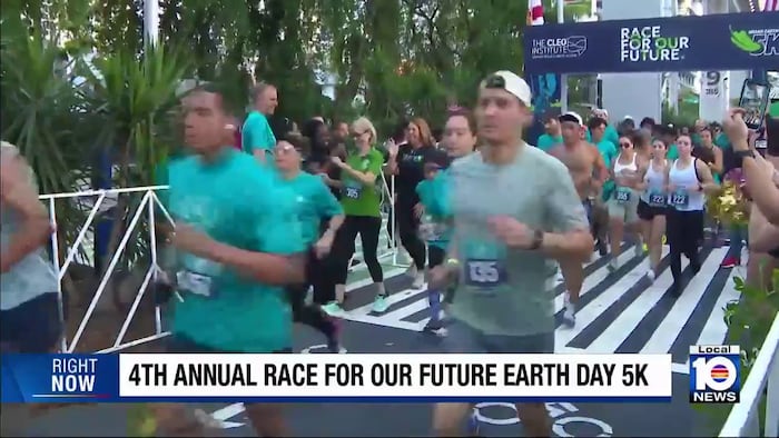 Race For Our Future 5K held in Brickell