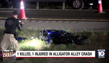 FHP troopers investigate fatal motorcycle crash on Alligator Alley