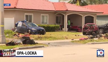 Victim IDed in deadly Opa-locka crash that left 2 others hurt