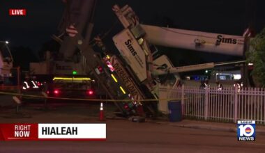 Crane collapse in Hialeah neighborhood nearly hits home
