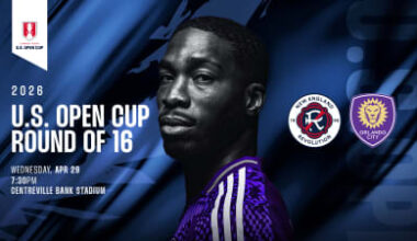 Orlando City SC set for U.S. Open Cup Round of 16 trip to New England on April 29
