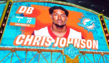 Dolphins select Kadyn Proctor, Chris Johnson in round 1 - The Splash Zone 4/24/26