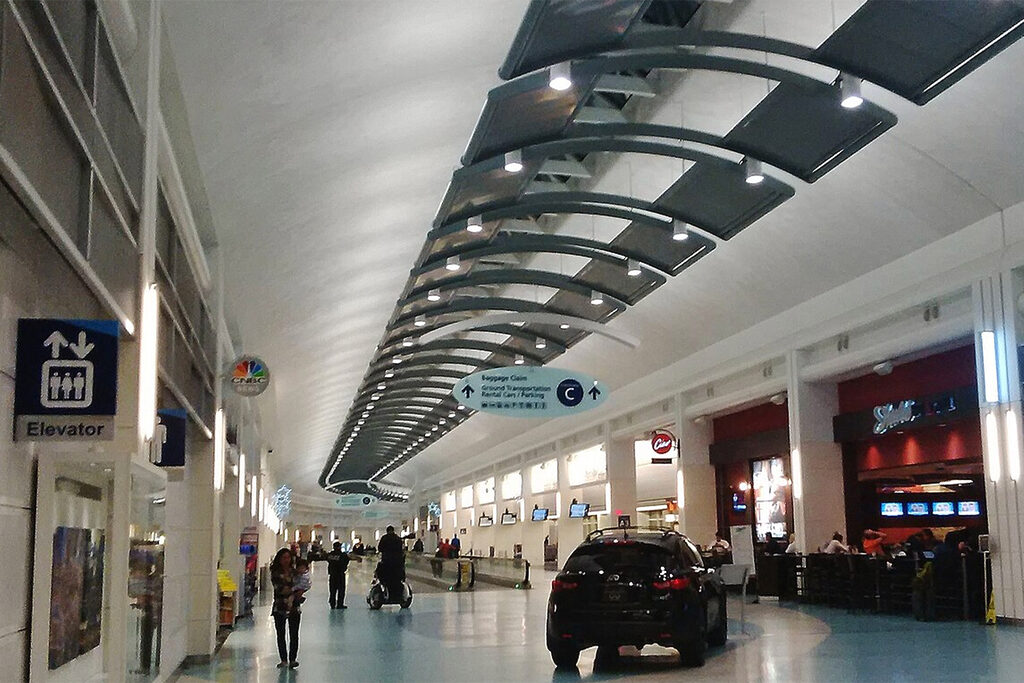 interior of airport