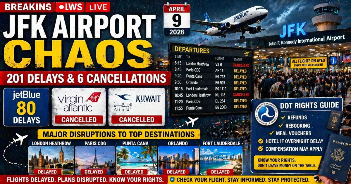 201 Delays & 6 Cancels
