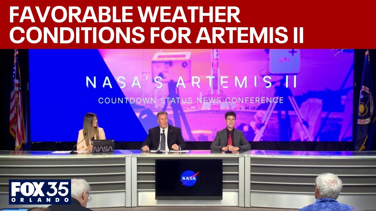 Artemis II rocket launch | NASA observes weather conditions for April 1