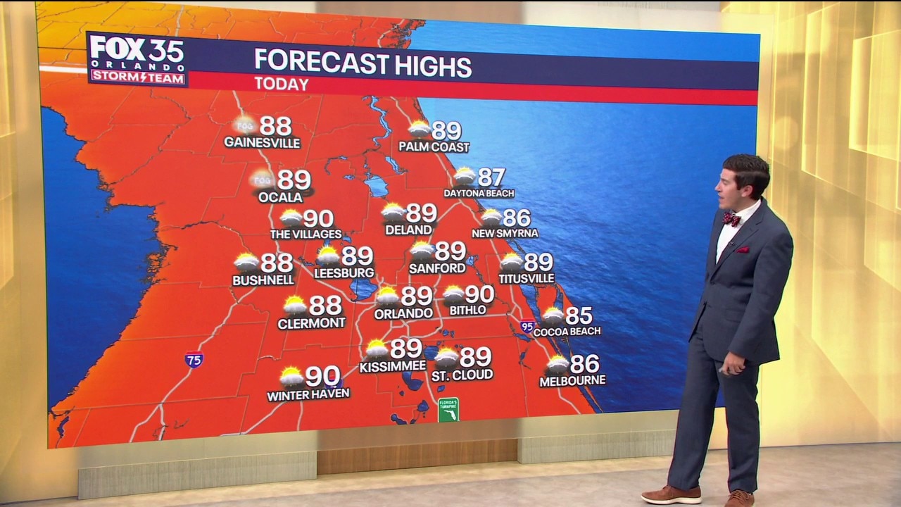 Orlando AM Weather Forecast: Cold front on the approach, big cool-down on the way