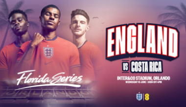 Inter&Co Stadium set to host England in Pre-World Cup match against Costa Rica on June 10