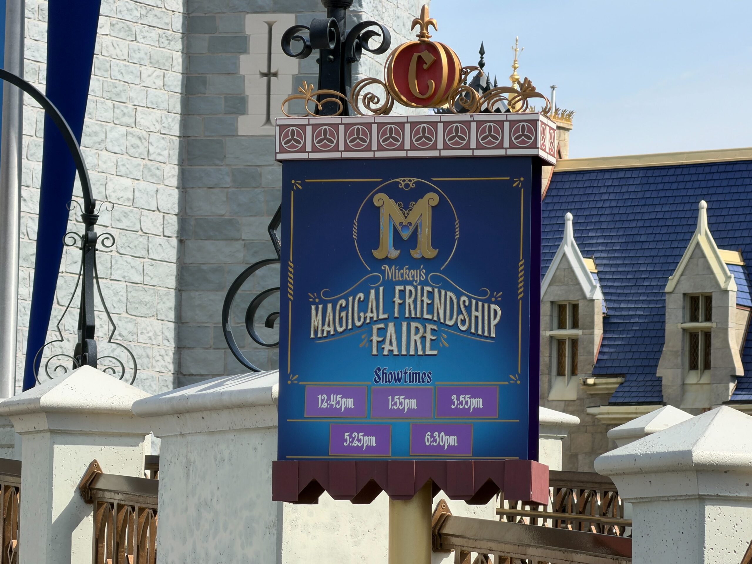 Schedule Change For Mickey's Magical Friendship Faire at Magic Kingdom