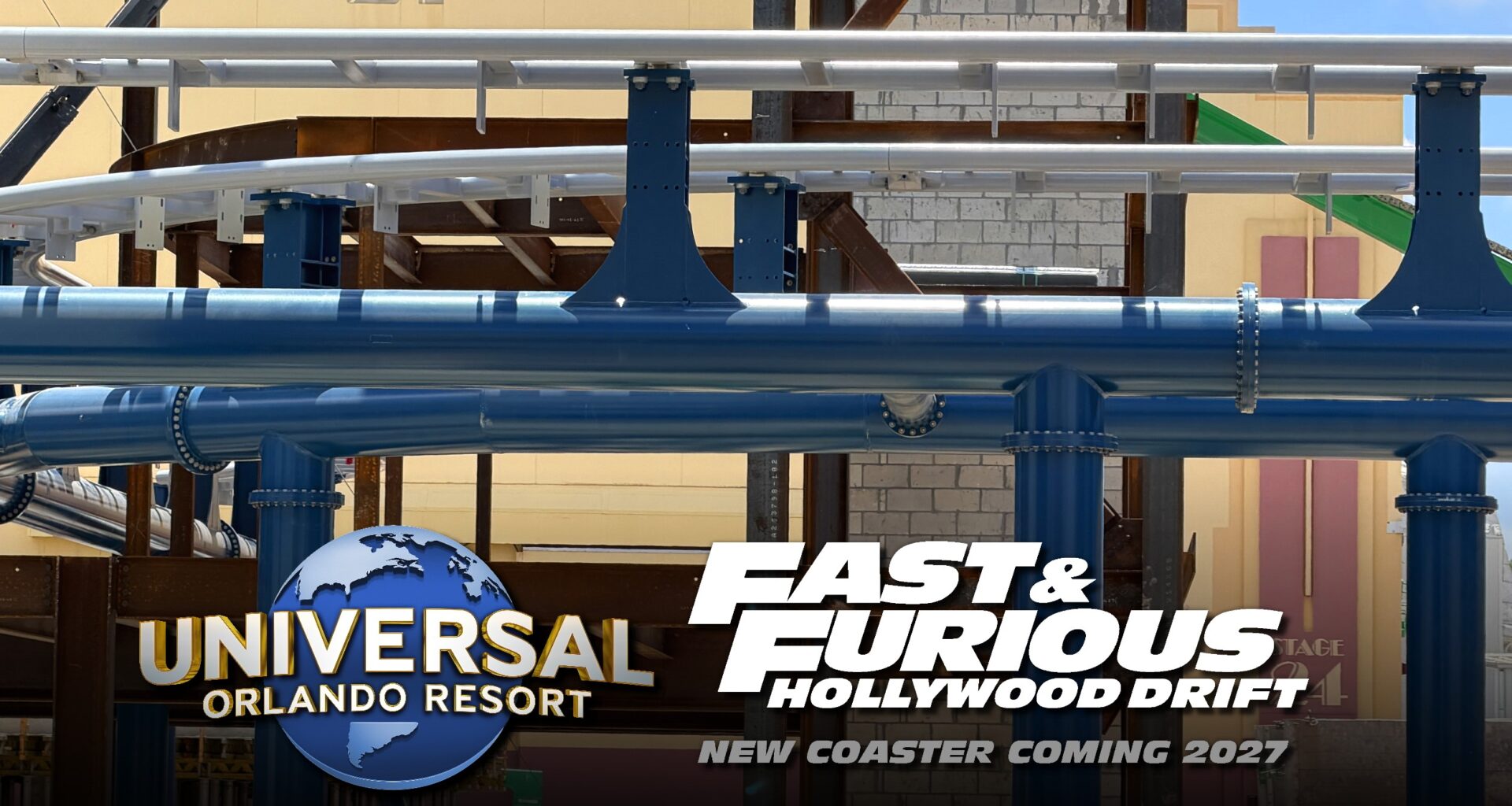 Coaster Track Installed & Lost Continent Demolition – Orlando ParkStop