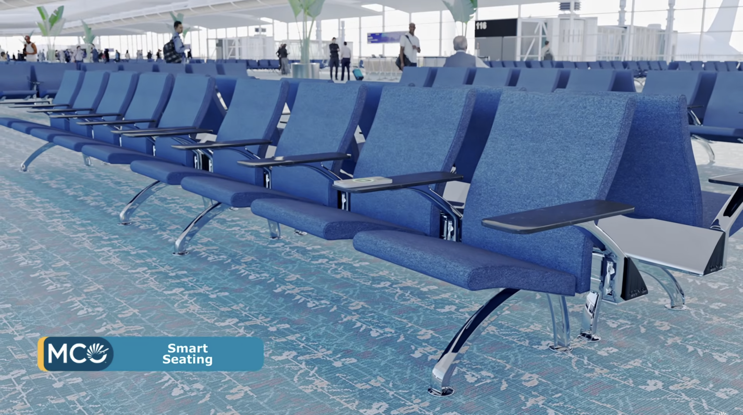 Smart Seating - Phase 2 of Orlando International Airport Updates Includes Carpet Removal From Atrium