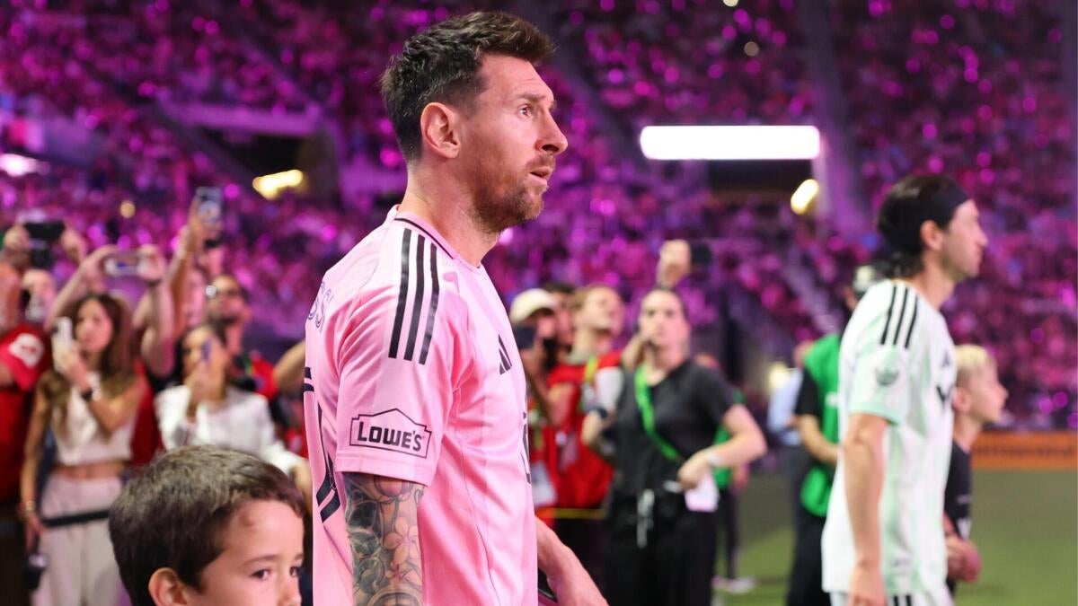 Messi scores first Inter Miami goal in brand new stadium with rare header strike