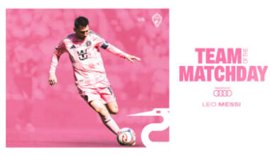 Messi Named to MLS Team of the Matchday