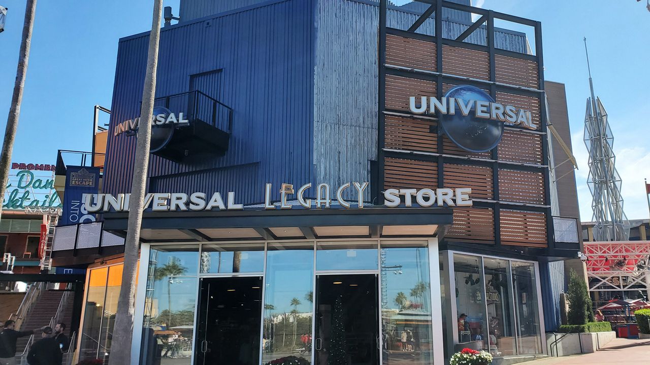 The Universal Legacy Store at CityWalk closed in January 2024, and is set to reopen late April 2026, Universal Orlando officials announced. (Spectrum News)