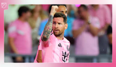 HISTORY! Lionel Messi scores first Inter Miami goal at Nu Stadium